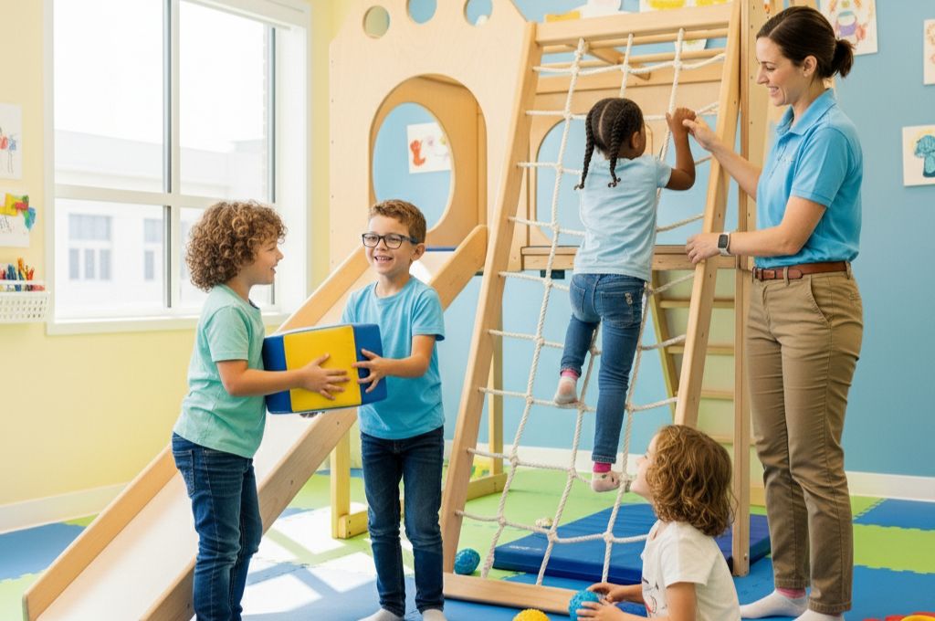 Attività di ergoterapia pediatrica in gruppo